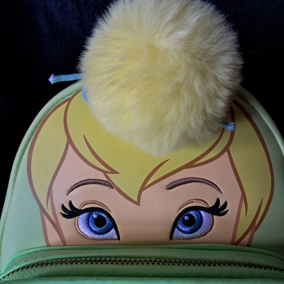 RARE Tinkerbell Pom Loungefly Mini Backpack - Picture 4 of 5